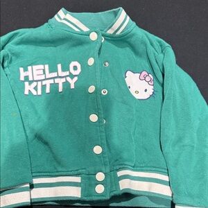 Sanrio Hello Kitty Green Fleece Jacket